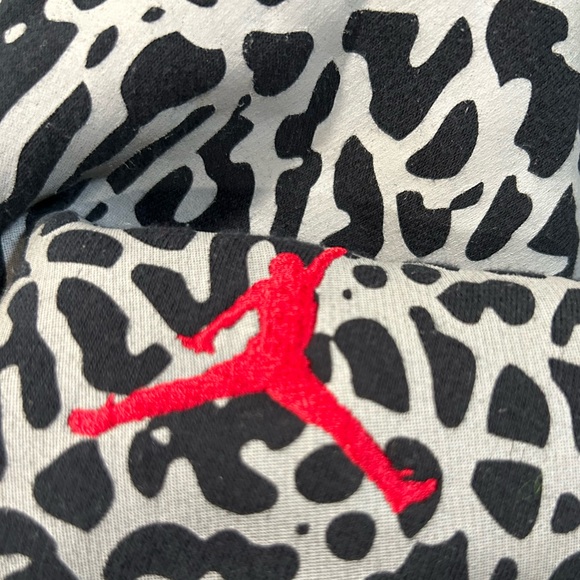 RETRO 90’s RARE AIR JORDAN ZIPPERED ELEPHANT PRINT SWEATSHIRT WITH POCKETS SZ LG - Picture 7 of 15